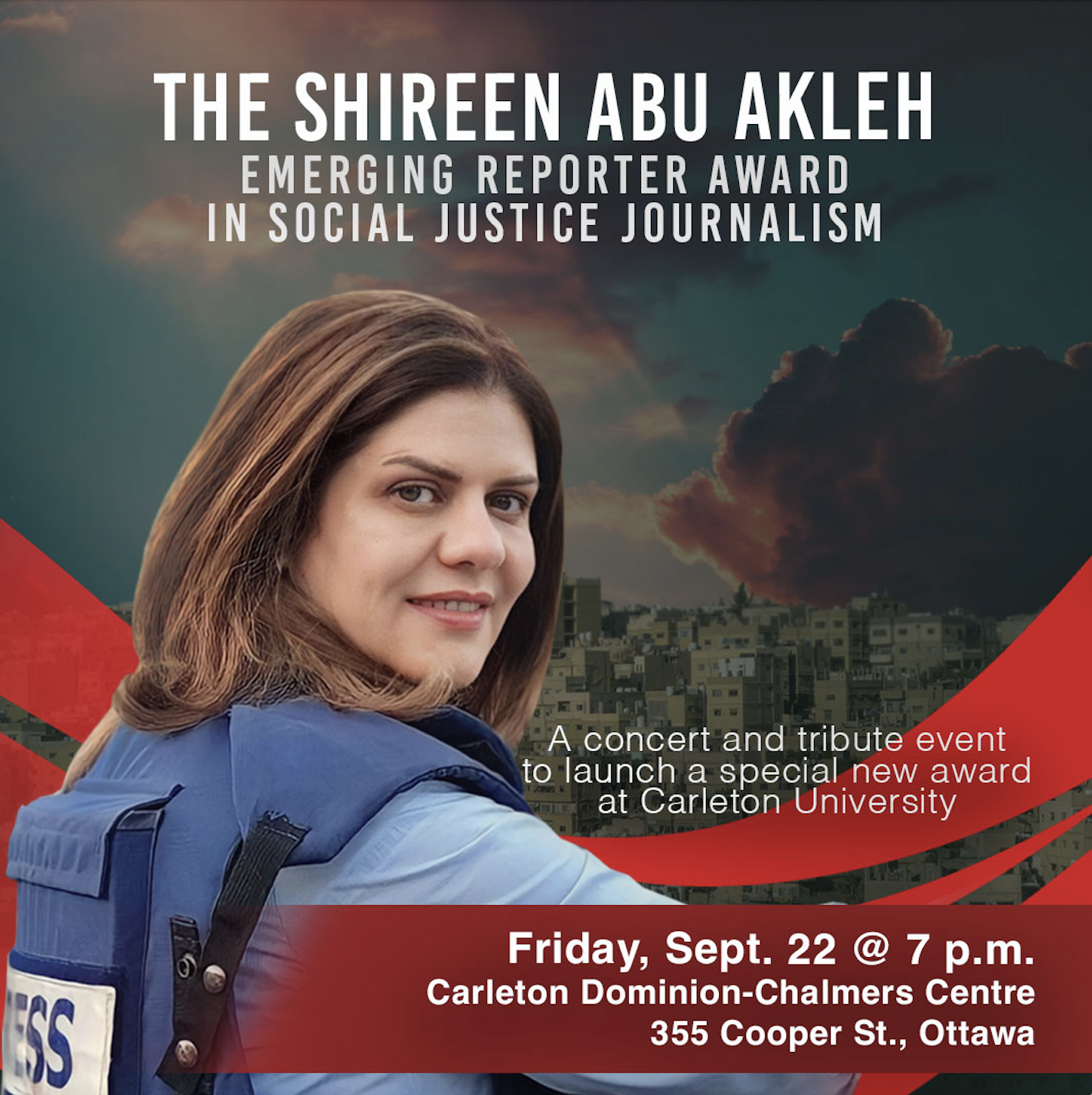 Shireen Abu Akleh Award Launch Concert And Tribute Events Shireen Abu Akleh Award Launch Concert And Tribute Events